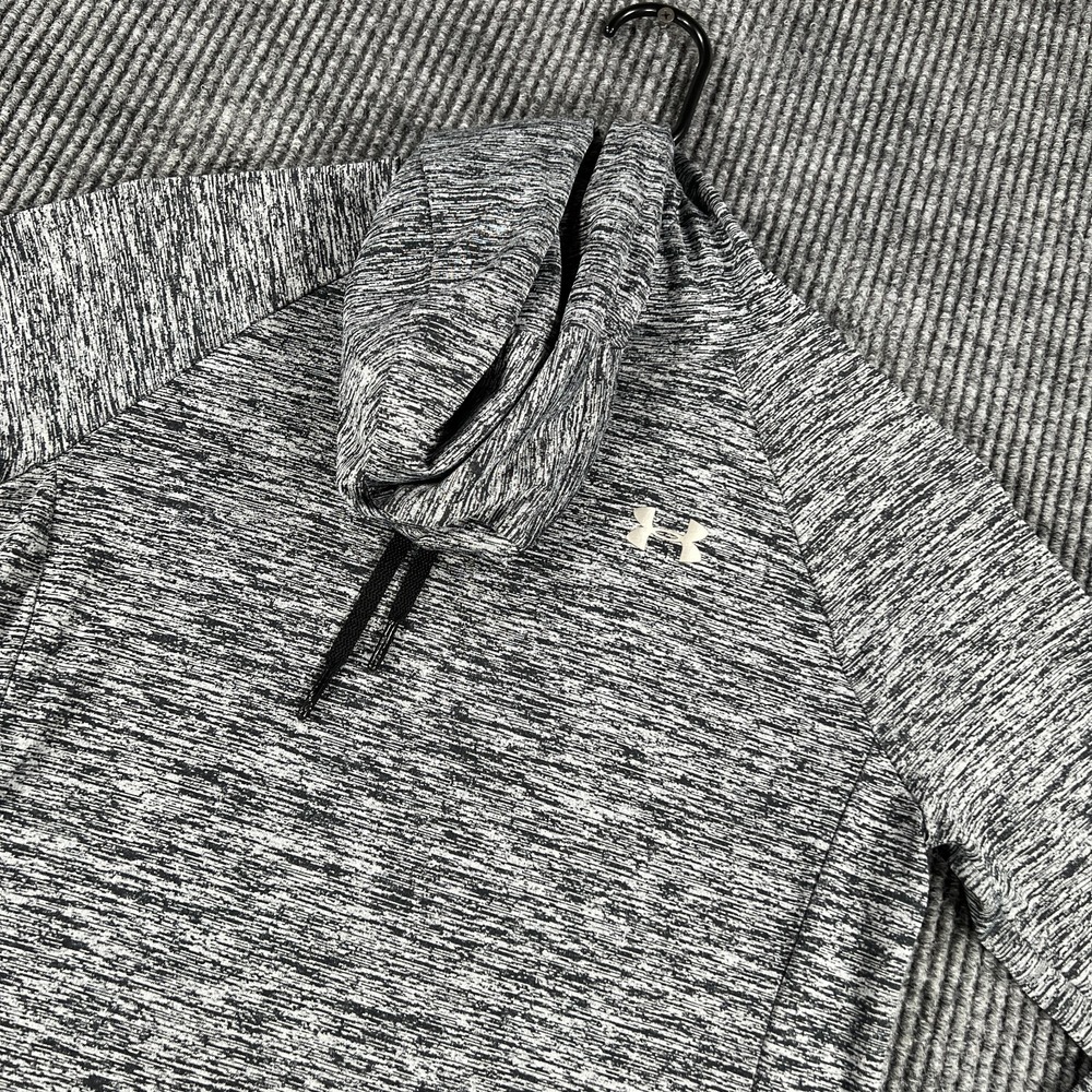Under Armour Pullover Womens XS Extra Small Gray Long Sleeve Hooded‎ Heat Gear